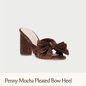 Loeffler Randal penny pleated heel